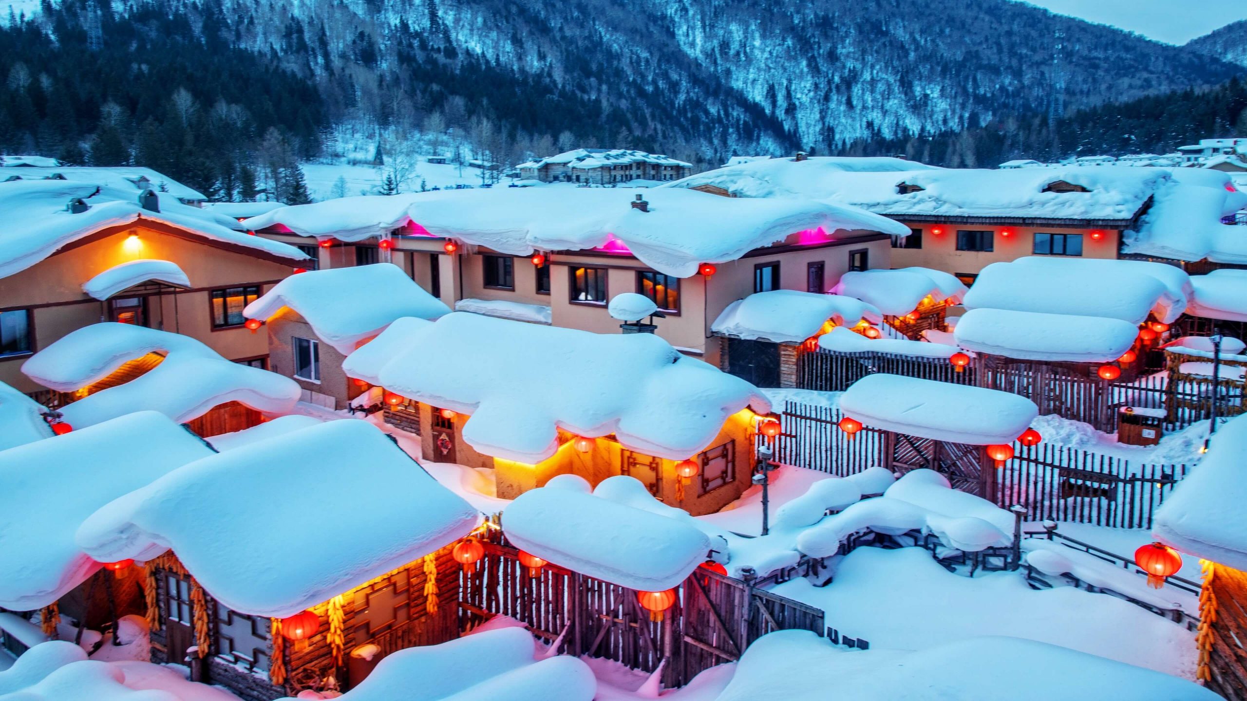 China Snow Town